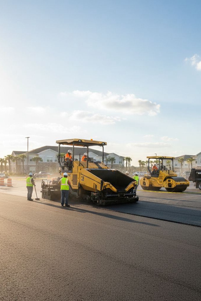 Parking Lot Maintenance in East Central Florida