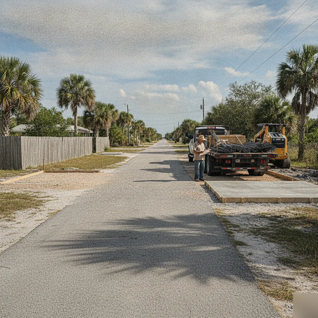 Commercial Concrete Paving & Parking Lots Handle Heavy Traffic - Blacktop- By Beede Paving