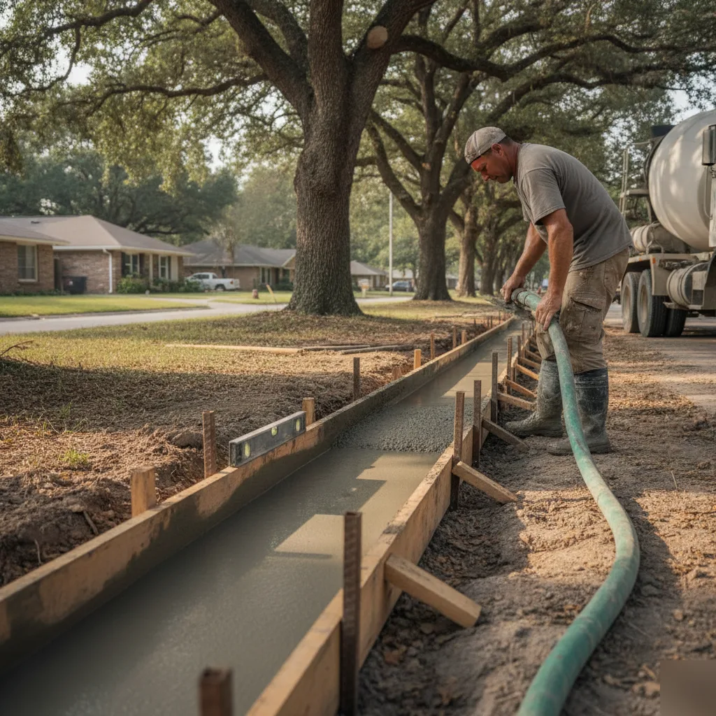 Concrete Sidewalk Installation Adds Safe Walkways - Blacktop By Beede Paving