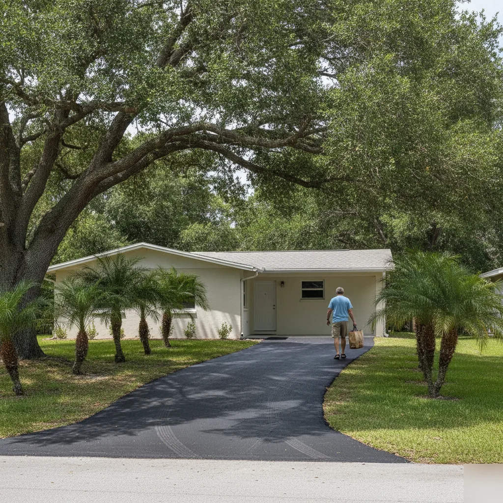 Driveway Paving Creates a Lasting Entrance for East Central Florida Homes - Blacktop By Beede Paving