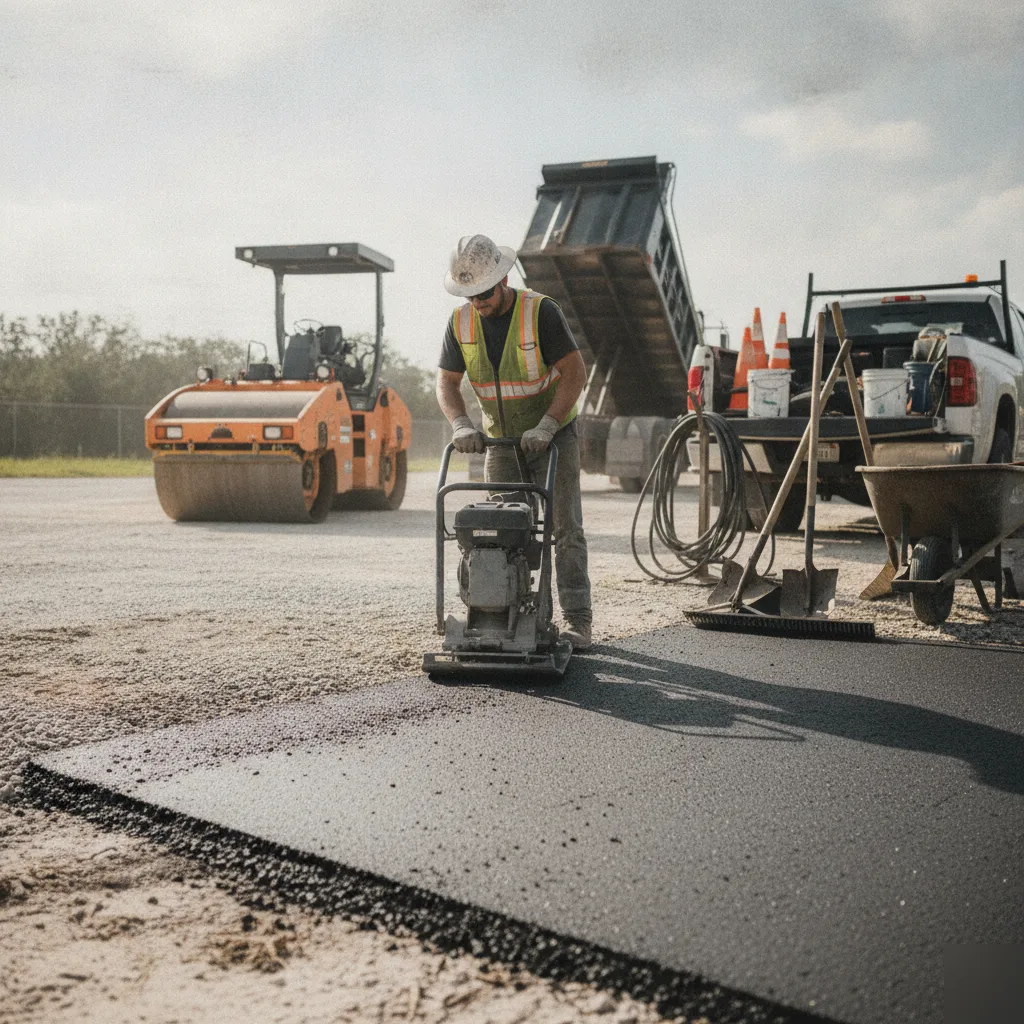 Parking Lot Paving Builds a Solid Surface for Business Properties - Blacktop By Beede Paving
